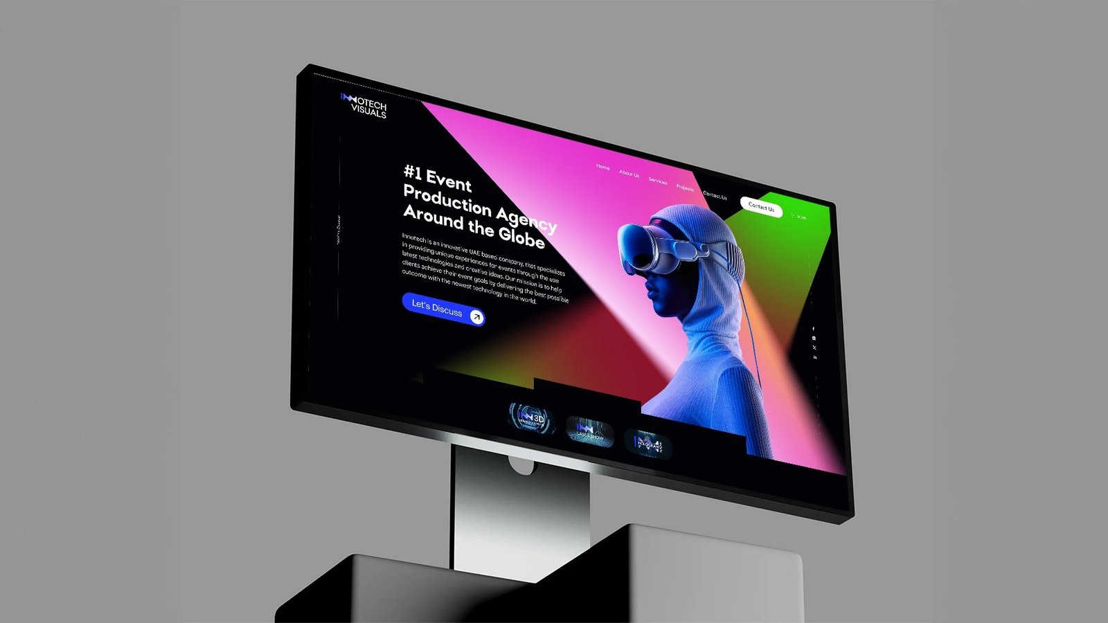 InnoTech Visuals — Website Mockup
