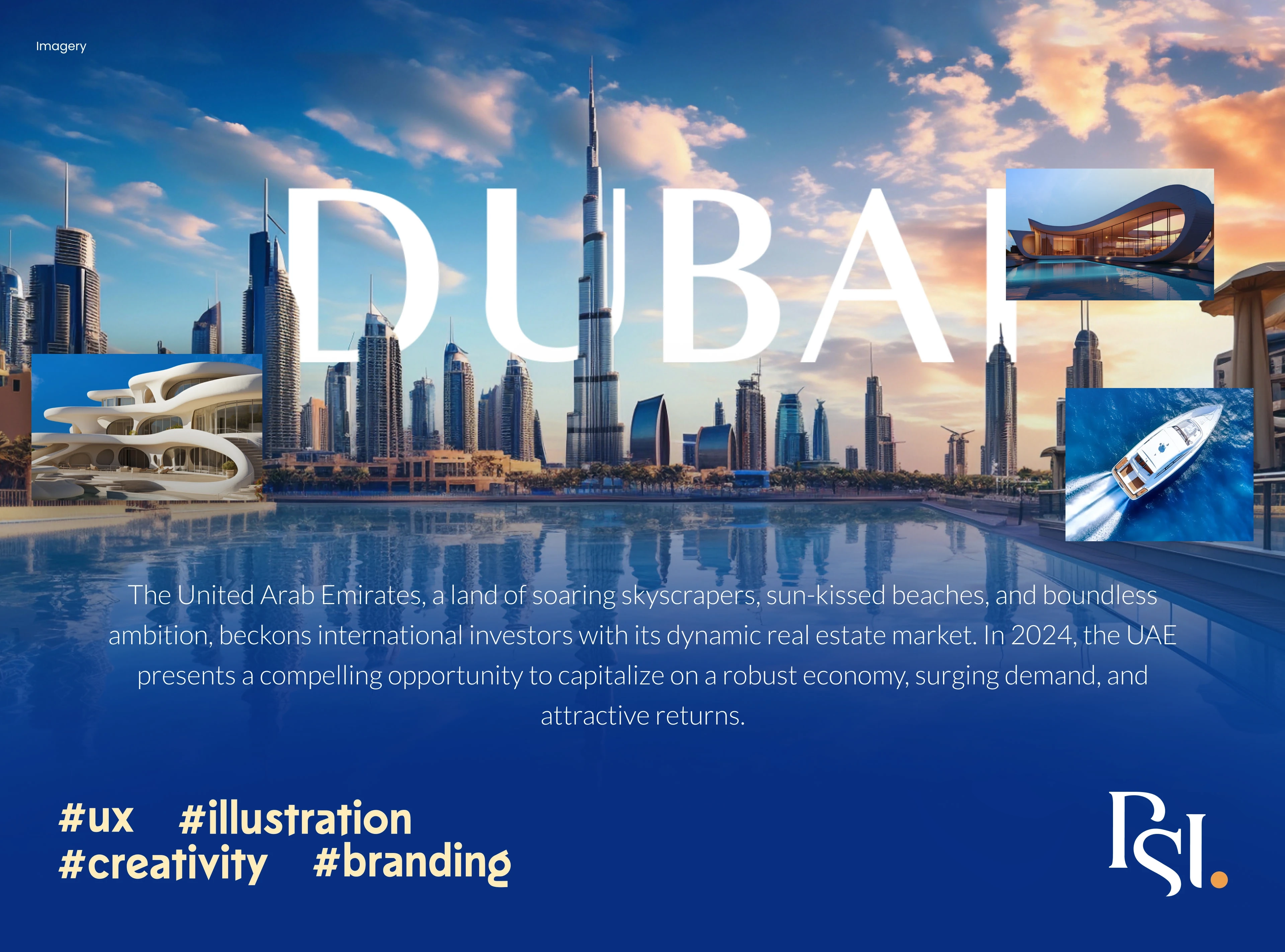 PSI — Identity, website and launch social media for a real-estate brand.